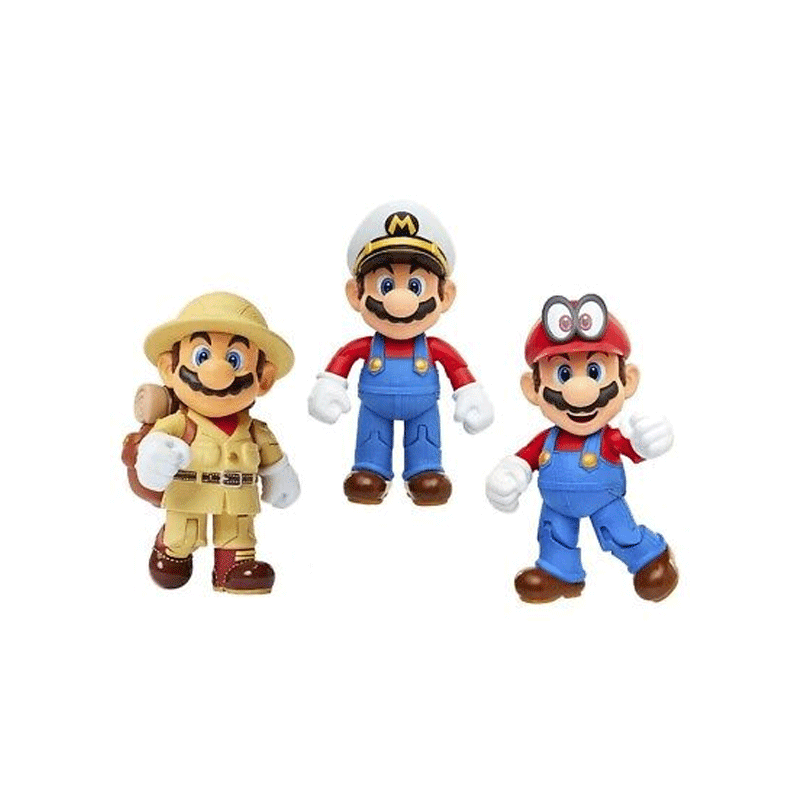 Jakks Pacific Nintendo 406534 Multipack 3 Figuras Super Mario Odyssey