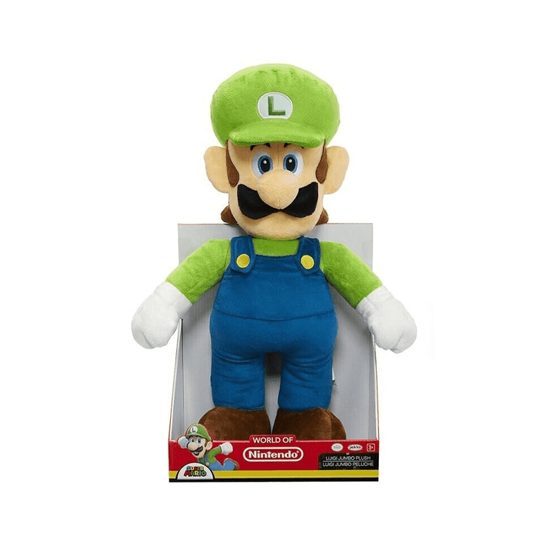 Jakks Pacific Nintendo 64457-4L Peluche Jumbo Luigi 20 Plg