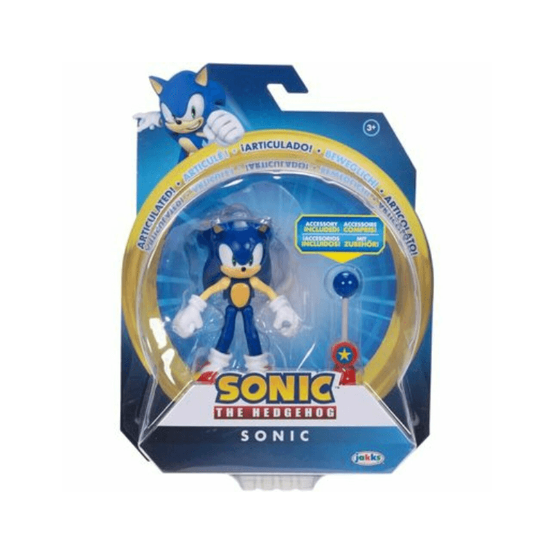 Jakks Pacific Sonic 422194 Figura Articulada 4 Plg Con Accesorio W1