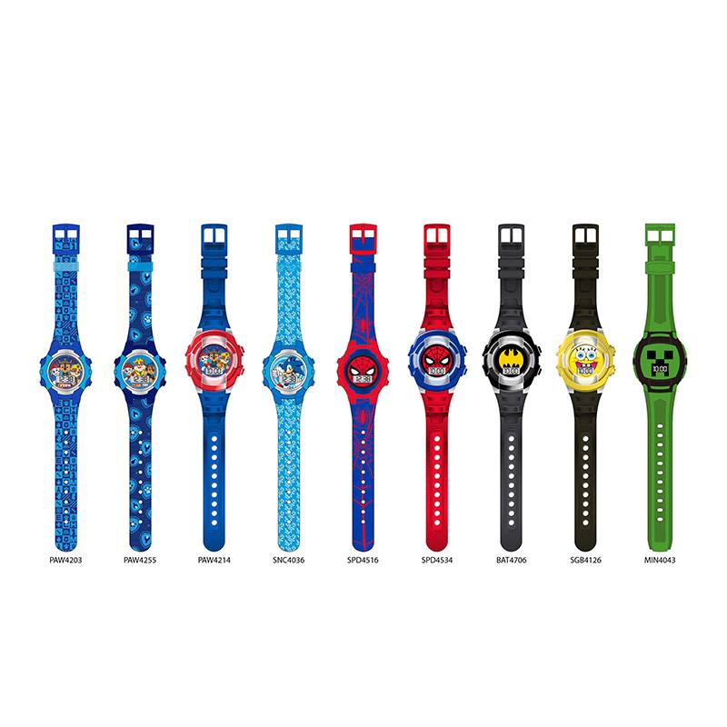 Spin Master Sonic Snc4036 Reloj Lcd Parpadeante Correa Azul