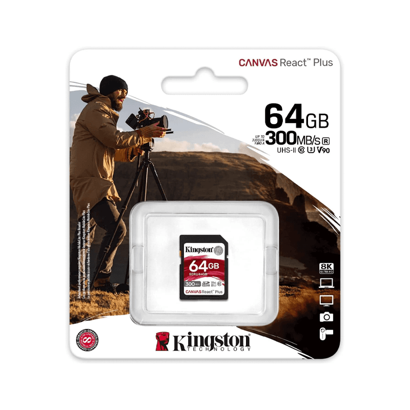 Tarjeta de Memoria Kingston Canvas SDR2 64 GB