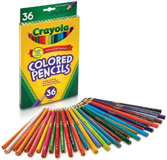 Crayola C684036 Lapices De Madera Largos 36 Colores