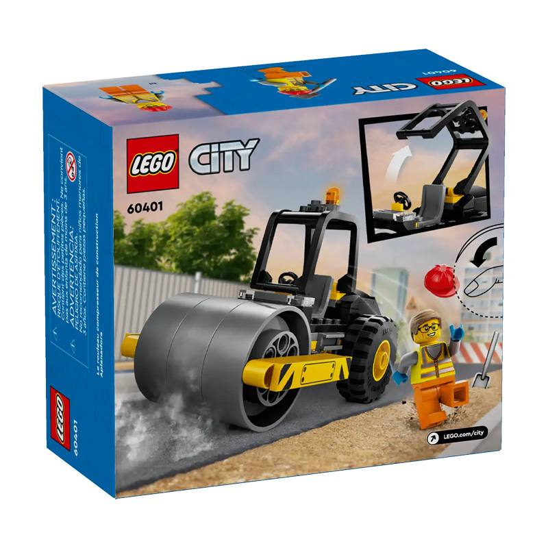 Lego City 60401 Apisonadora De Construcción