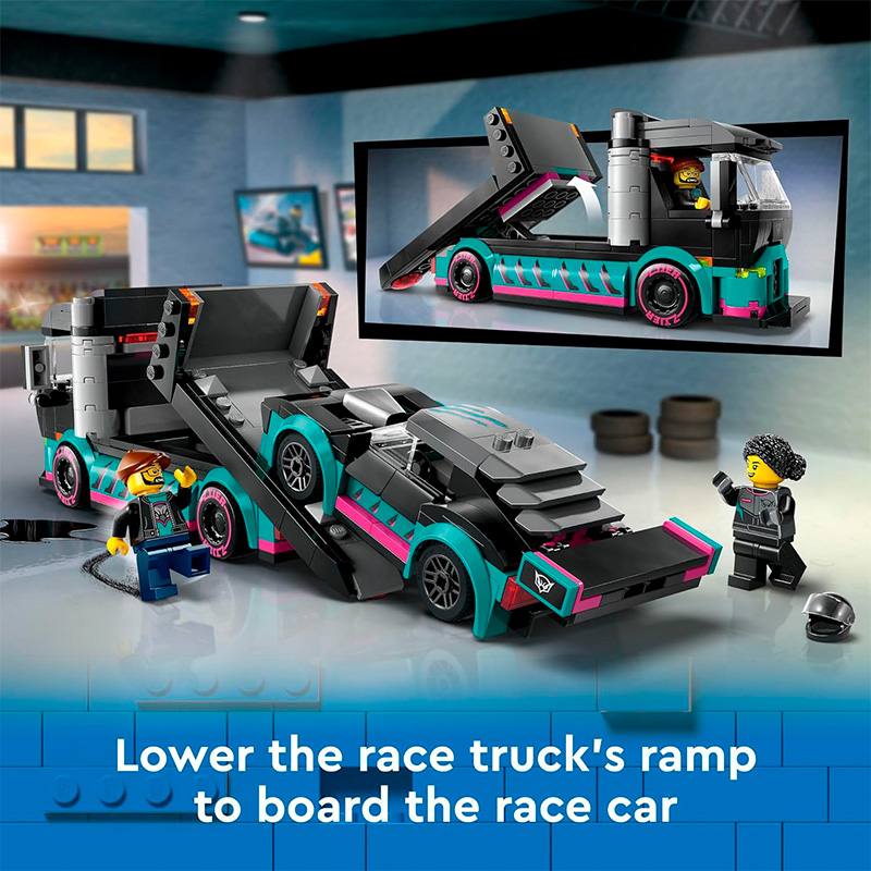 Lego City 60406 Coche De Carreras Y Camión Portacoches