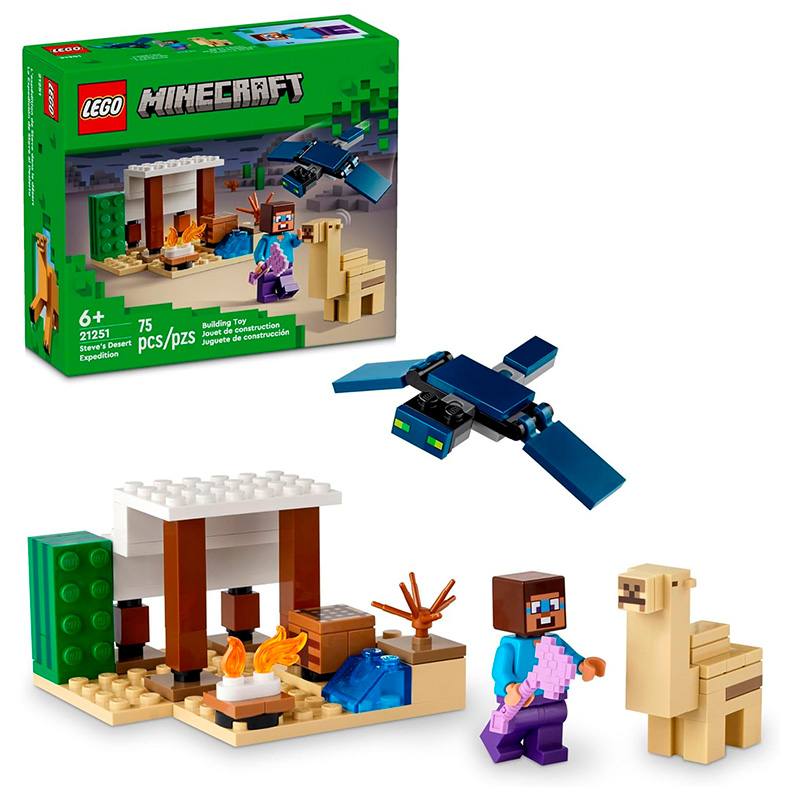 Lego Minecraft 21251 La Expedición Al Desierto De Steve