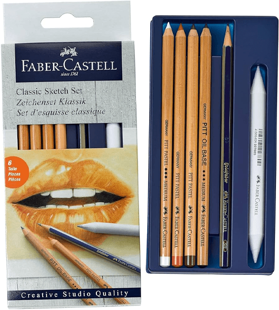 Faber Castell  Fc114004 Conjunto De Bocetos Clásico Cs Cs/8
