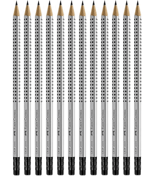 Faber Castell  Fc111900 Lápiz Grafito Jumbo Grip 12 Unidades