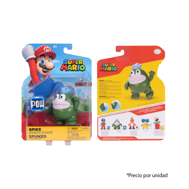 Jakks Pacific Nintendo 421624 Super Mario Set 4 Figuras Limited Art 2.5 Plg Surtidas W37