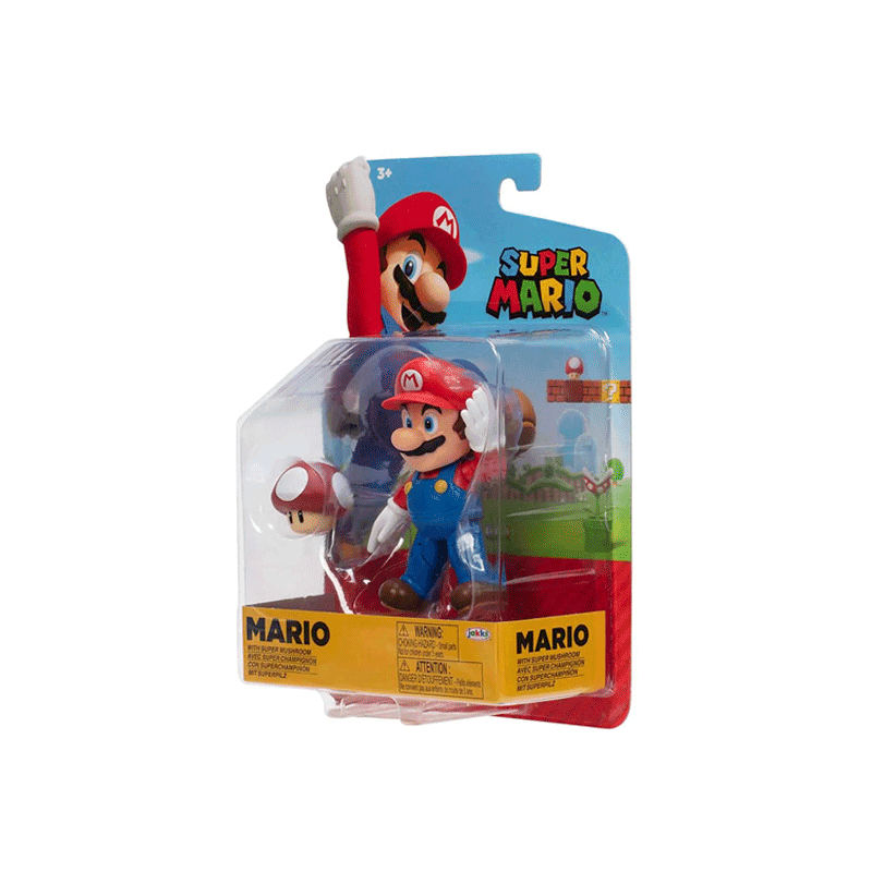 Jakks Pacific Nintendo 421664 Super Mario Set 4 Figuras Limited Art 2.5 Plg Surtidas W38