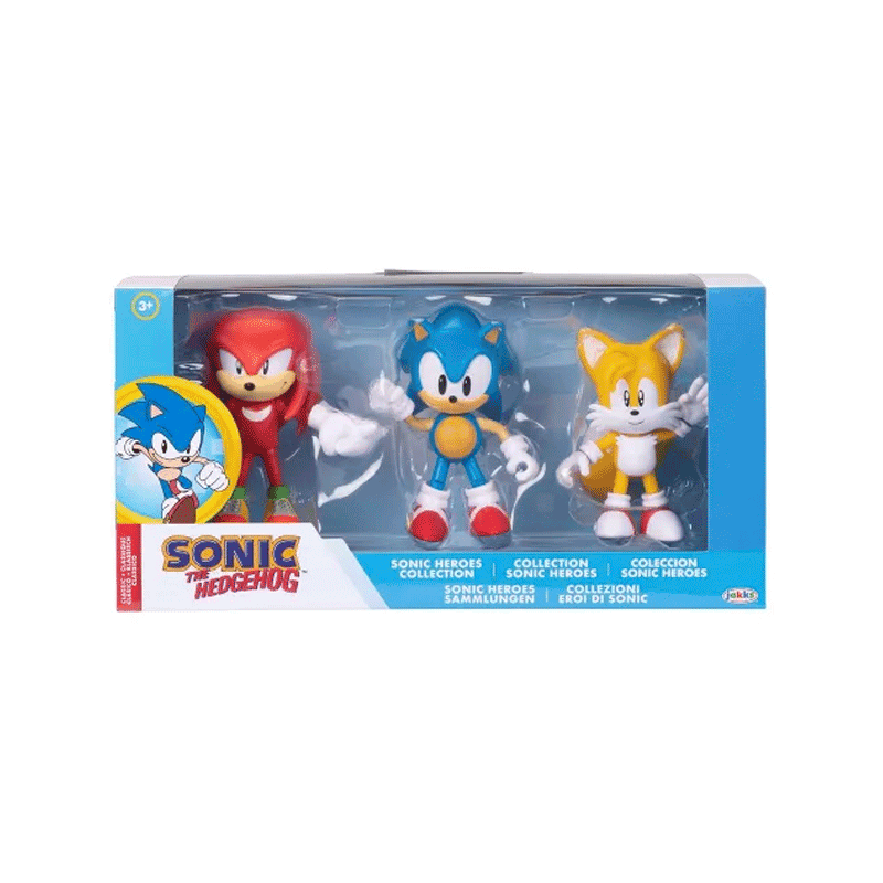 Jakks Pacific Sonic 422464 Set Figuras 4 Plg Tri-Pack Clasico