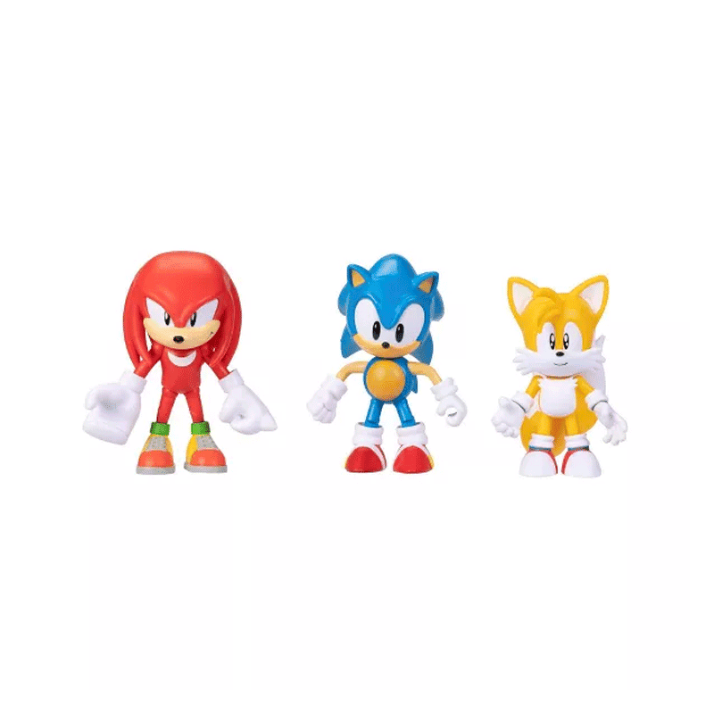 Jakks Pacific Sonic 422464 Set Figuras 4 Plg Tri-Pack Clasico