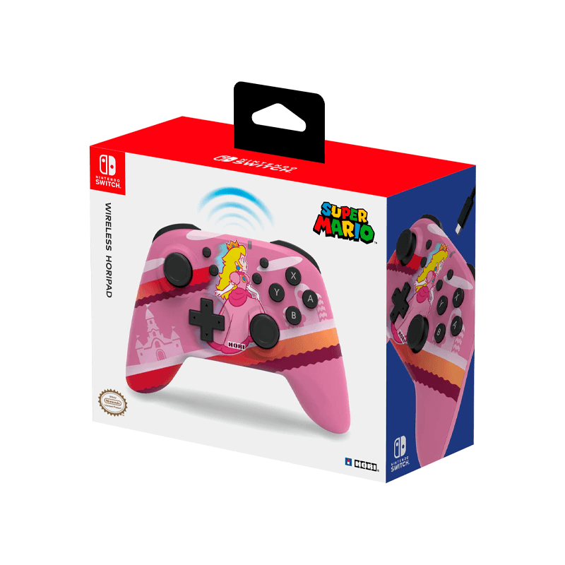 Control Inalambrico Horipad Edicion Princesa Peach Nintendo Switch