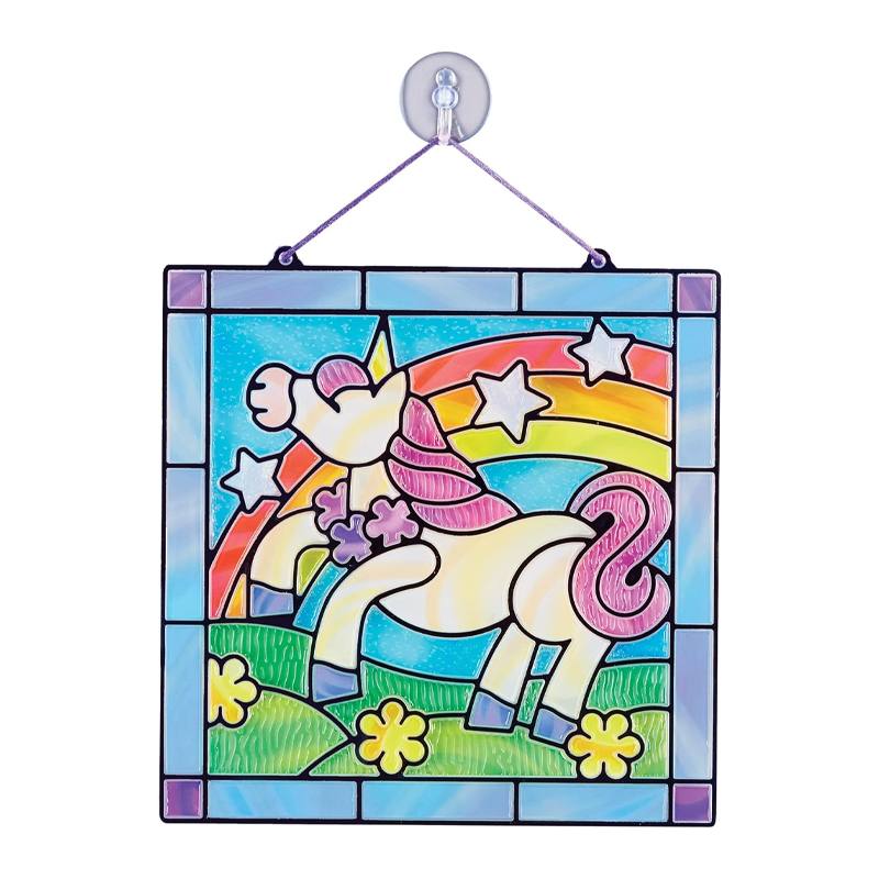 Melissa & Doug  19299 Set De Dibujo Vitrales De Unicornio