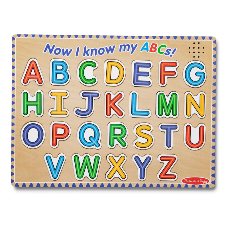 Melissa & Doug  50163 Rompecabezas Con Sonidos Del Alfabeto 26 Piezas