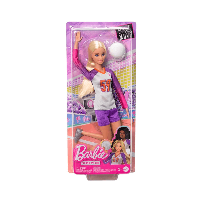 Mattel Barbie Hkt71 Muñeca  De Volleyball Con Sus Accesorios