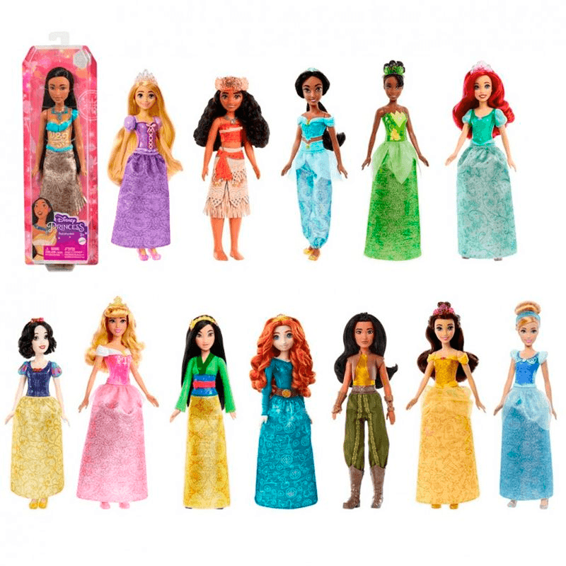 Mattel Disney Princesas Hlw02-1 Mu–ecas De Princesas  Surtido