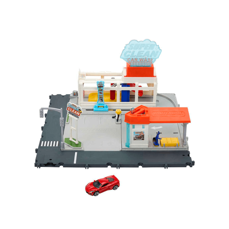 Mattel Matchbox Hnj54-0 Pista De Car Wahs Super Clean