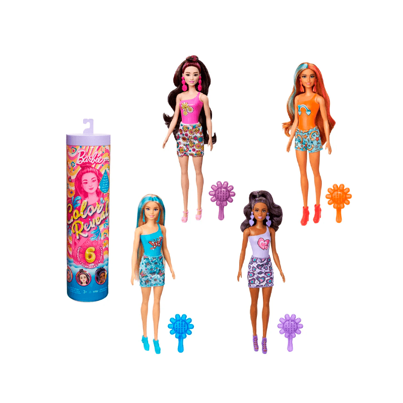 Mattel Barbie Hrk06-0 Mu–ecas Con Sus Accesorios De Color Surtido
