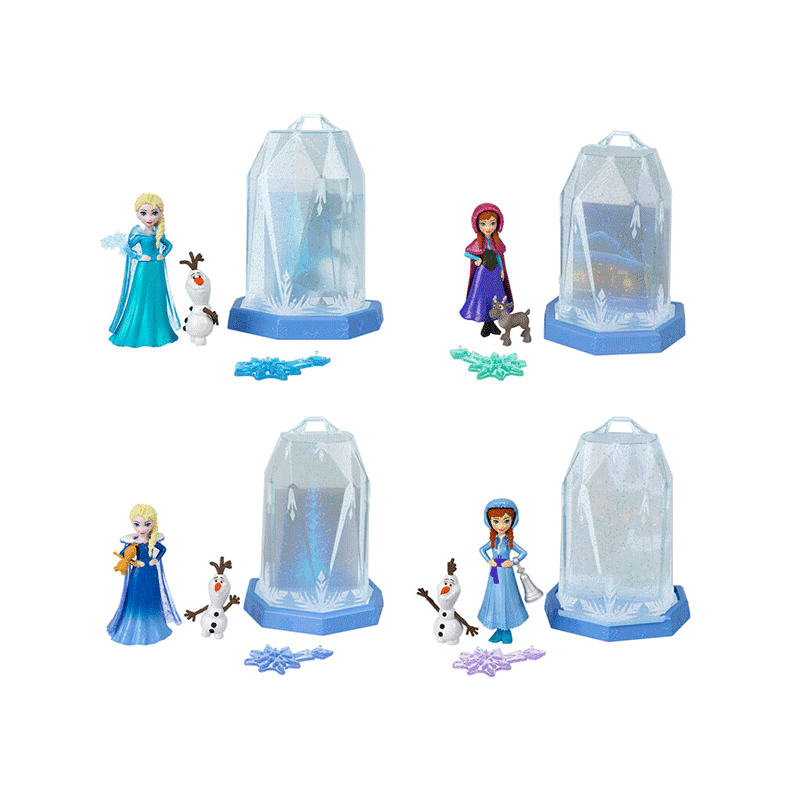 Mattel Barbie Hrn72-0 Mu–eca Frozen Mini Castillo Congelado Con Sus Accesorios