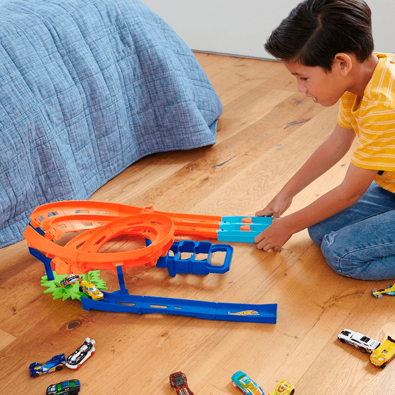 Mattel Hot Wheels Htk17-0 Pista Circuito con Doble Pista