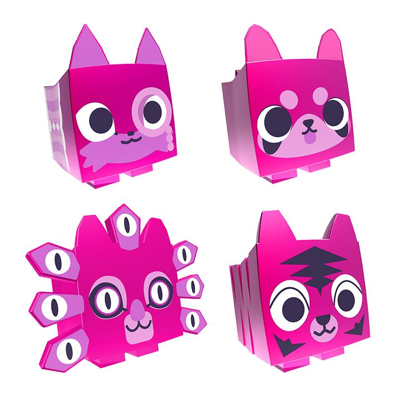 PhatMojo CB1812 Paquete de 2 Figuras de Mascota Misteriosa