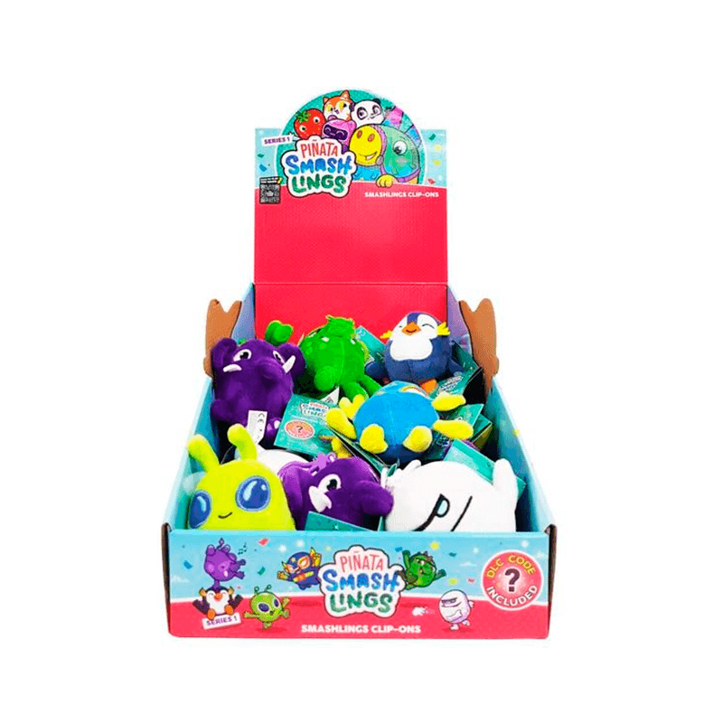 Smashlings SL7004 Peluche con Clip de 5Plg Surtido