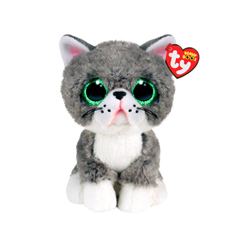 Boing Toys 36581 Beanie Boos Gato Color Gris Mediano
