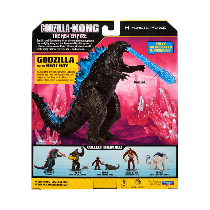 Playmates Toys 35200 Figura de Godzilla Basica de 6 Plg