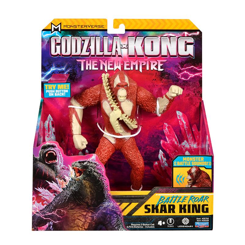 Playmates Toys 35750 Figura de Lujo de Godzilla X Kong de 7 Plg