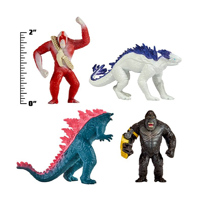 Playmates Toys 35740 Minifiguras de Godzilla X Kong Surtido 3.25 Plg