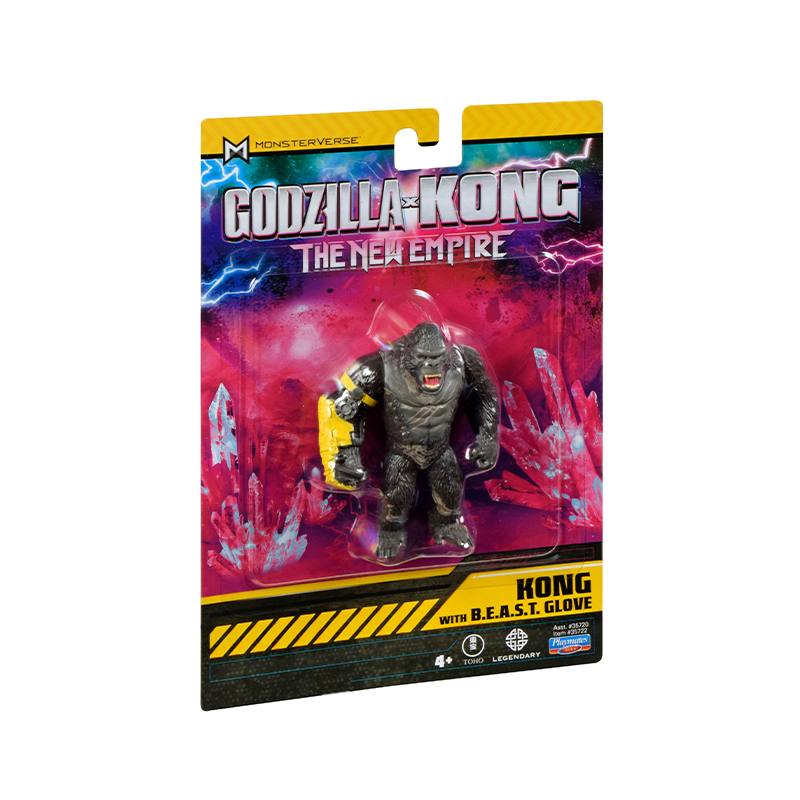 Playmates Toys 35720 Figura de Godzilla X Kong de 3.25 Plg Surtido