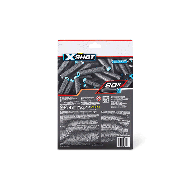 Zuru Xshot 36589 Lanzador Excel 80 Dardos