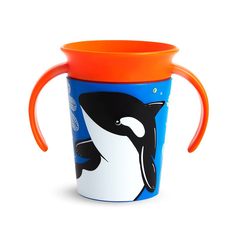 Munchkin 17423 Vaso con Asas Decorado Miracle 360 70z