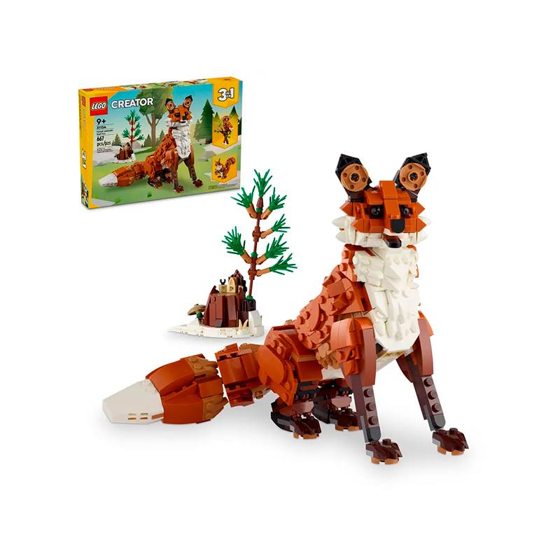 Lego Creator 31154 Animales De Bosque Rojo