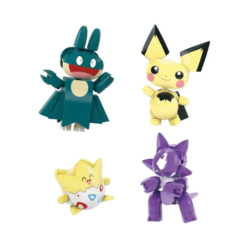 Mega Bloks Pokémon Hkt24-0 Poke Ball Mini Figuras 8 Pack