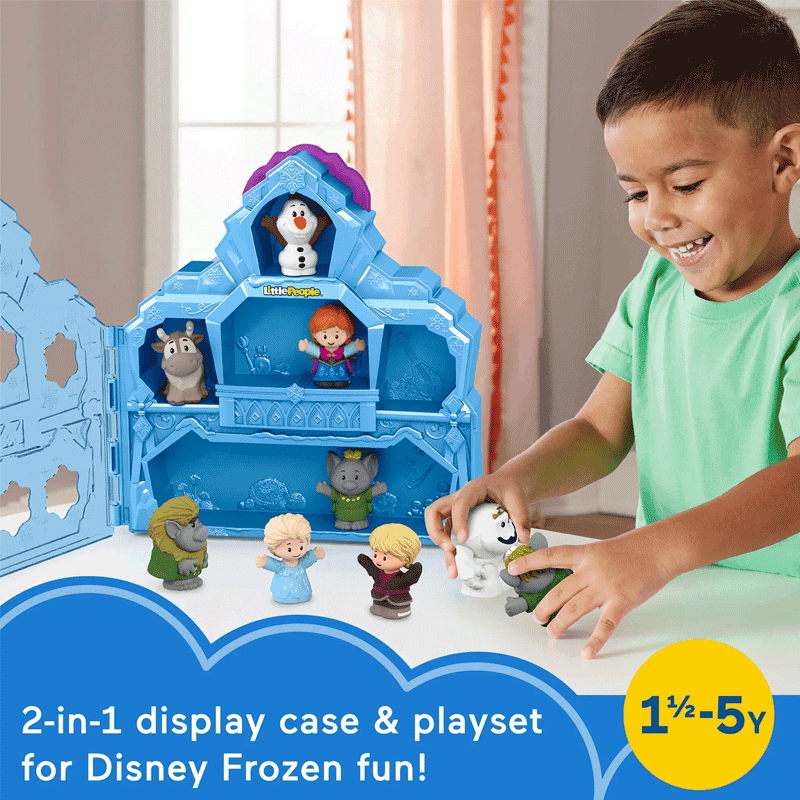 Mattel Fisher Price Hmx76-0 Estuche De Mini Figuras De Castillo De Frozen