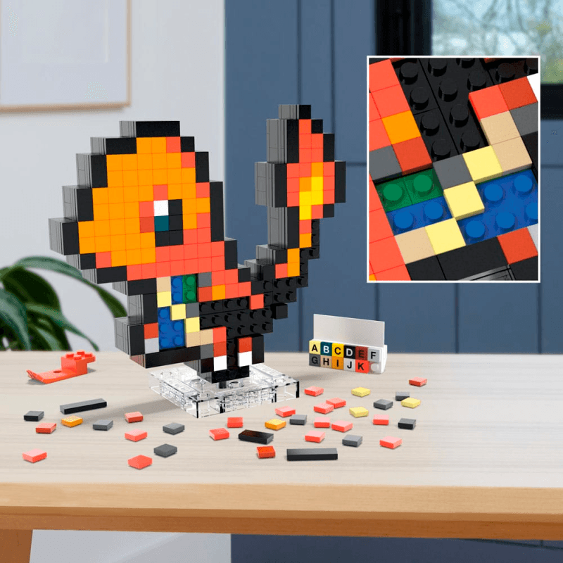 Mattel Mega Construx Hth76-0 Pokémon Set de Charmander