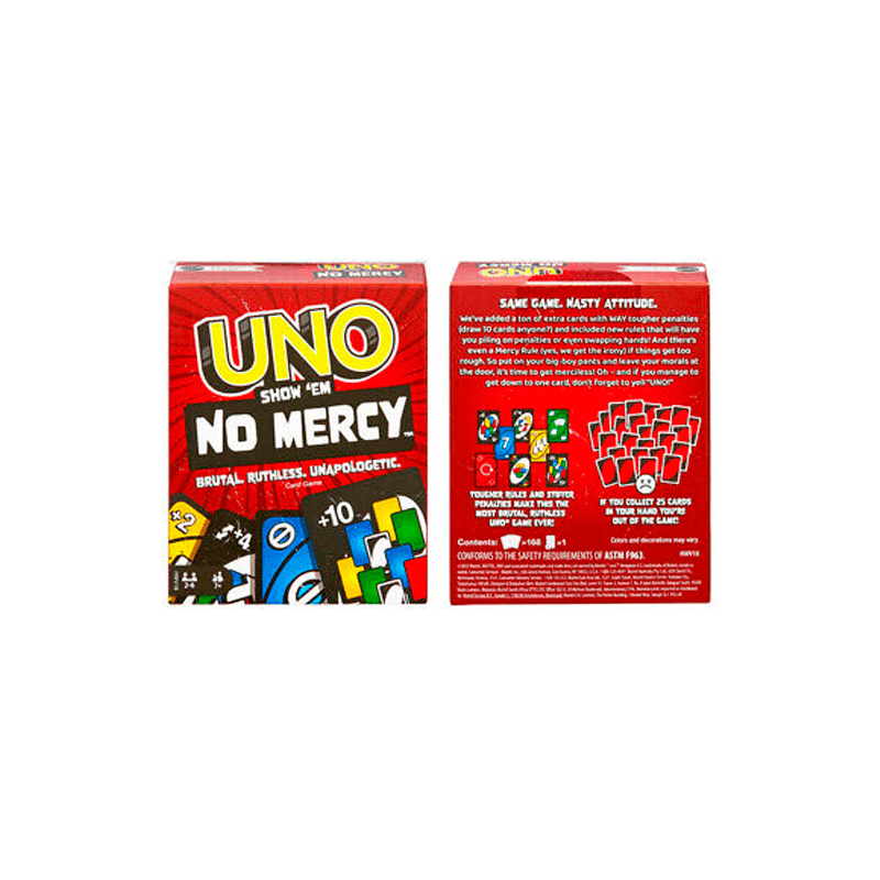 Mattel Games Hwv18-0 Uno No Mercy