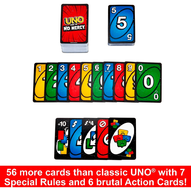Mattel Games Hwv18-0 Uno No Mercy