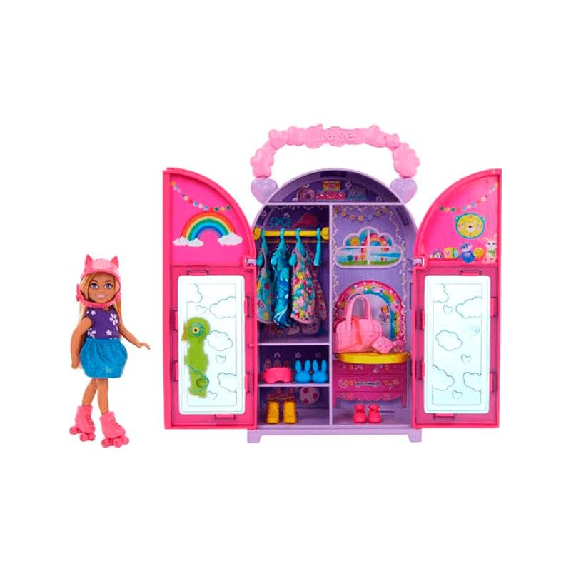 Mattel Barbie Hxn03-0 Muñeca Chelsea Set De Closet