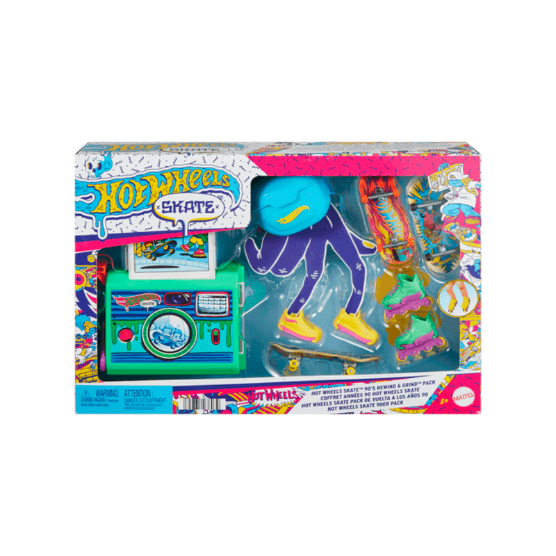 Mattel Hot Wheels Hxp57-0 Patineta Con Tenis Estilo 90