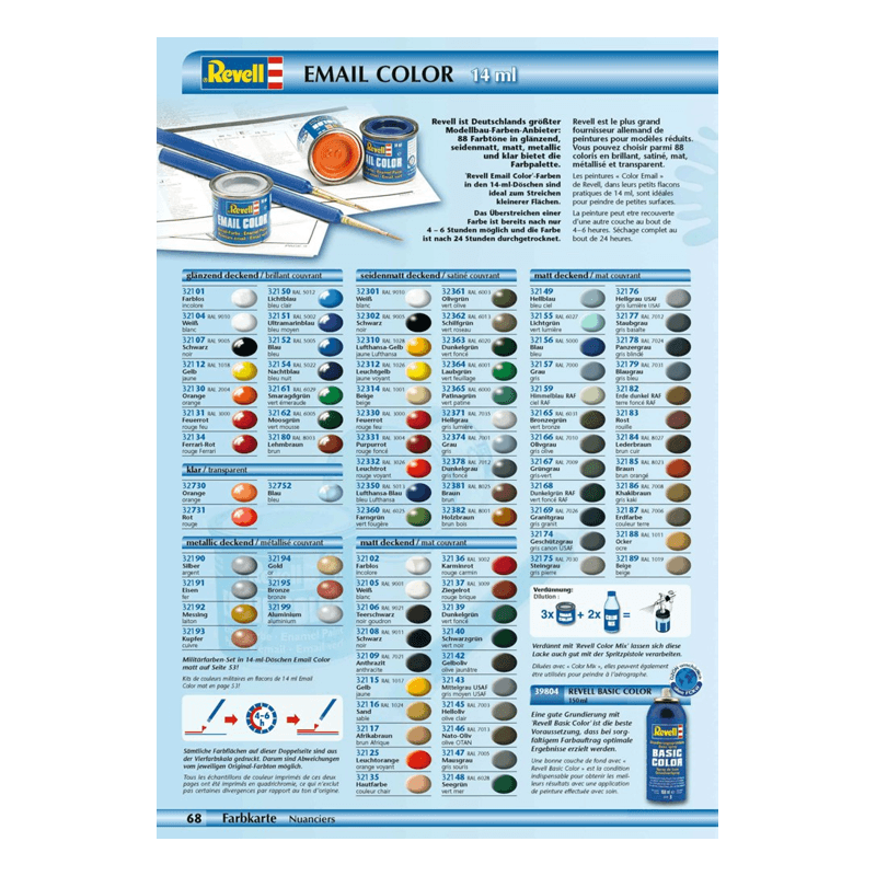 Revell Accesories Standard 32341 Set De Colores Military Email Color