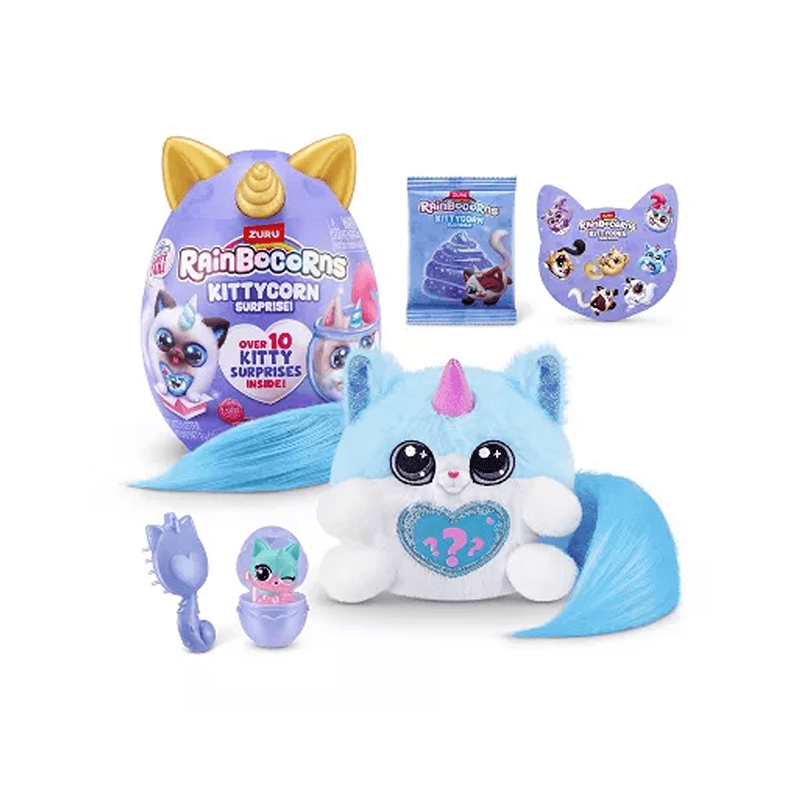 Zuru Rainbocorns 92104Tq2 Peluche Pequeño Kitty Corn Sorpresa S 9