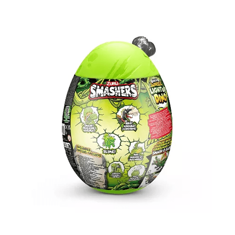 Zuru Smashers 74108 Mega Huevo Jurassic Iluminado S1