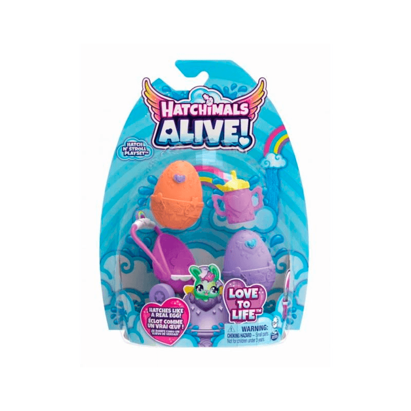 Spin Master Hatchimals 6067741 Set Carriola Con 2 Figuras Sorpresa