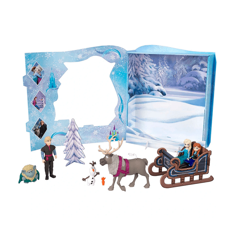Mattel Disney Princesas Hlx04 Frozen Historias Pack De 6 Figuras