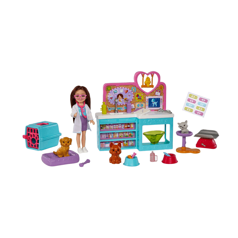 Mattel Barbie Hgt12 Chelsea Veterinaria