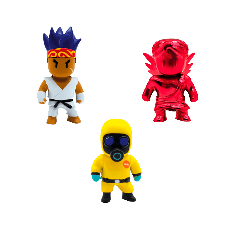 Pmi Kind Word Stumble Guys 443 Minifiguras 3D Empaque 1Pz Surtido