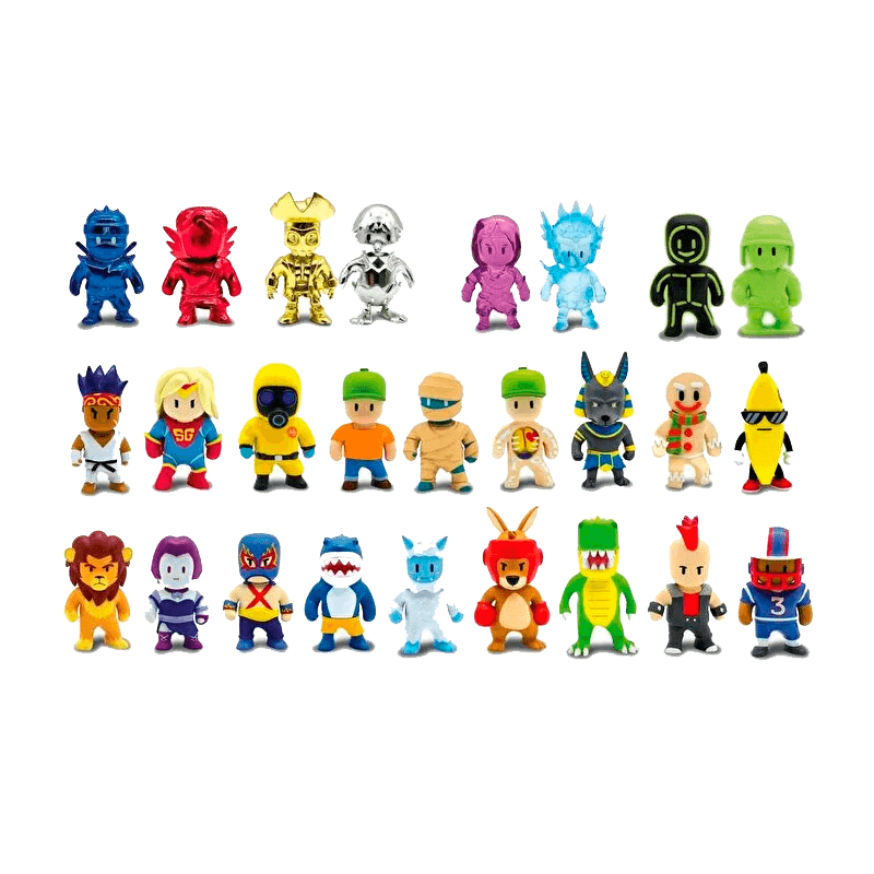 Pmi Kind Word Stumble Guys 428 Minifiguras 3D Empaque 5Pz Surtido
