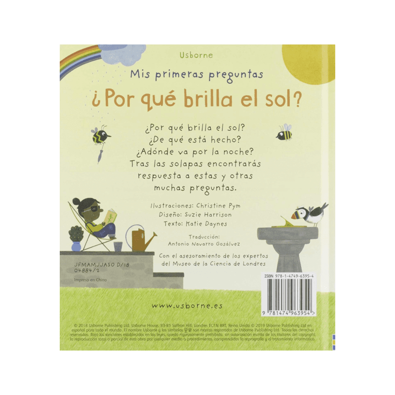 Libro Mis Primeras Preguntas ¿Por Qué Brilla El Sol?